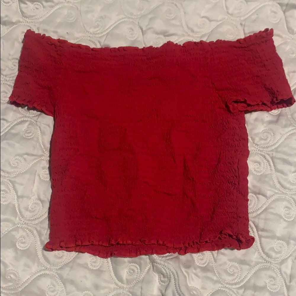 PACSUN LOTTIE MOSS SMALL RED TOP